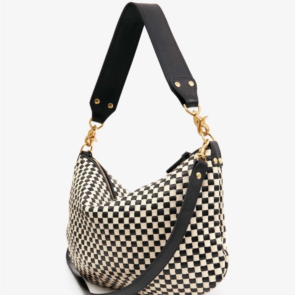 Clare V. Woven Check Moyen
Messenger Bag NEW - Picture 4 of 4
